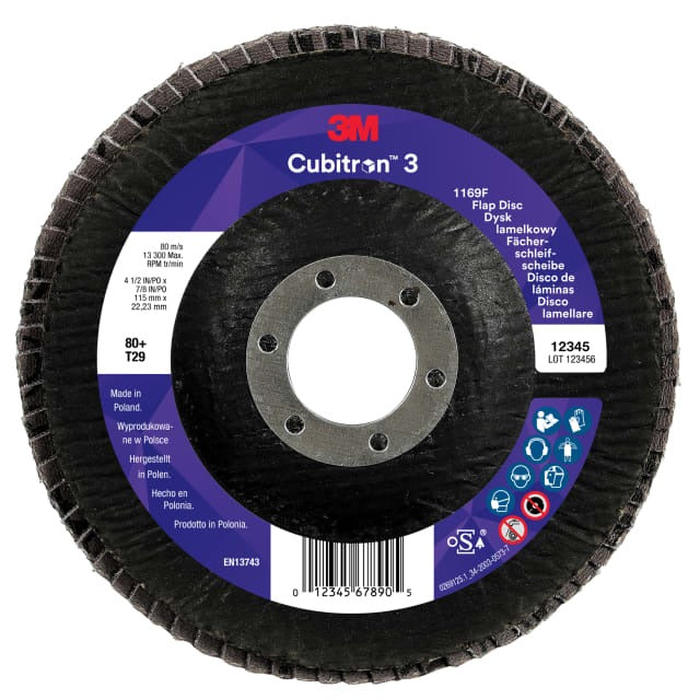 DISQUE À LAMELLES 3M CUBITRON 3 1169F