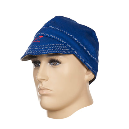 Casquette de soudeur Weldas Fire Fox bleue