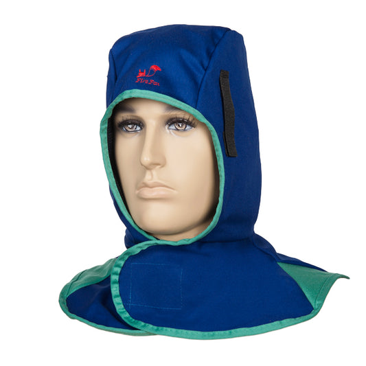 Cagoule de soudeur Weldas Fire Fox bleue