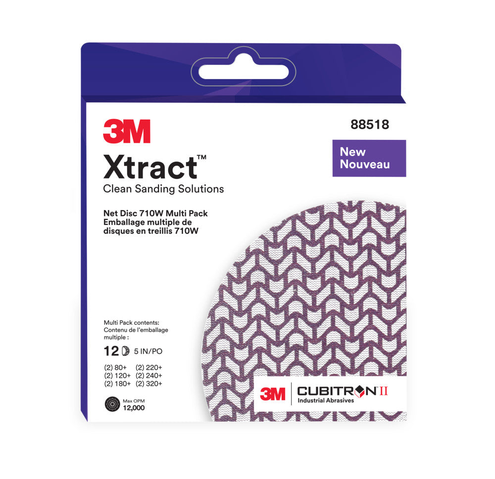 Disque à poncer support maille 3M Xtract™ Cubitron™ II 710W