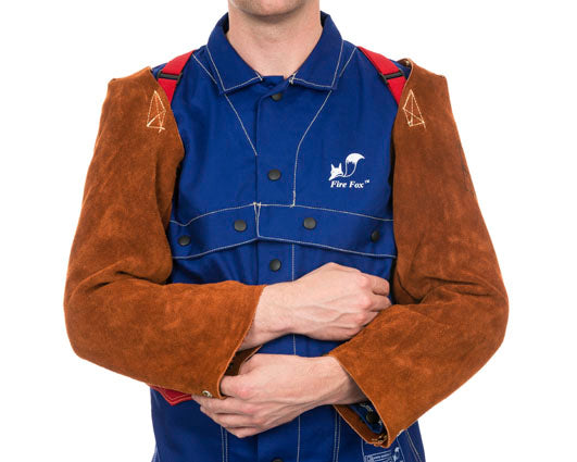 Manches Weldas Lava Brown cuir croûte bovin