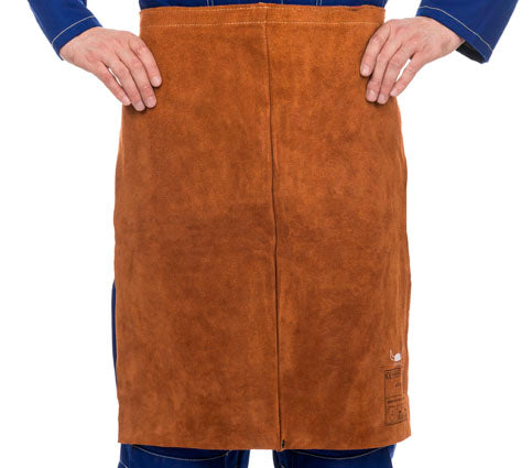 Tablier de soudeur Weldas Lava Brown 60 x 60 cm