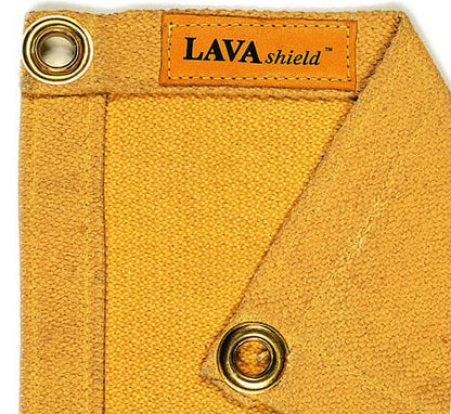 Toile de protection Weldas Lavashield fibre de verre dorée