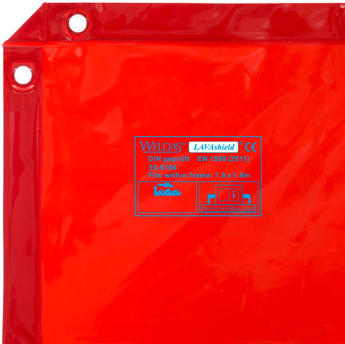Écran de soudage Weldas Lavashield orange/rouge