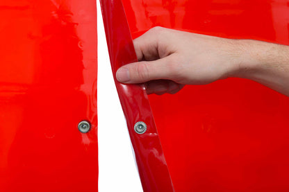 Écran de soudage Weldas Lavashield rouge connectable
