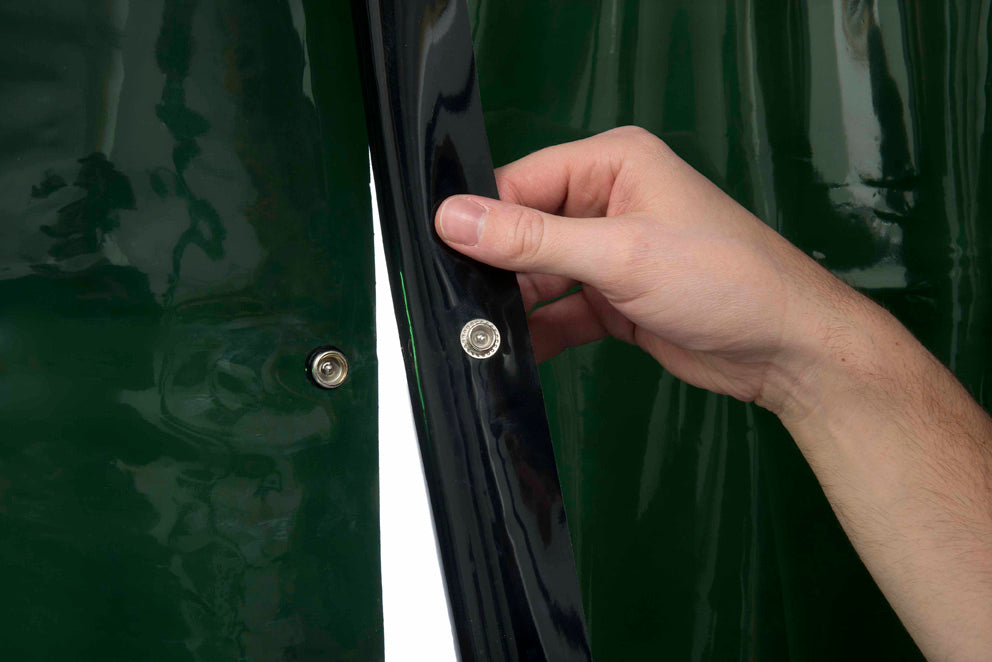 Écran de soudage Weldas Lavashield vert connectable
