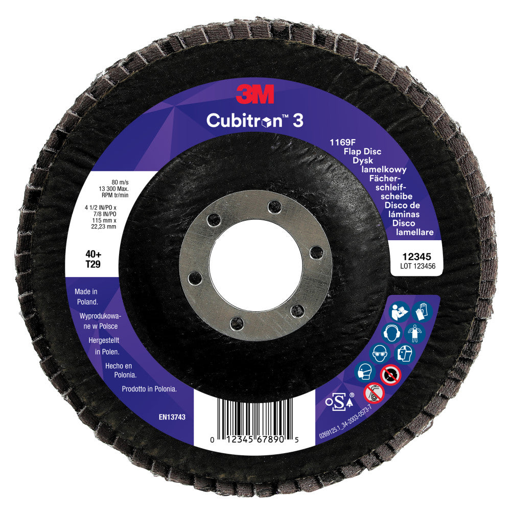 Disque à lamelles 3M Cubitron 3 1169F
