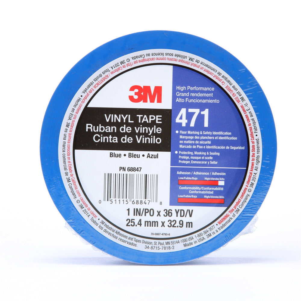 Ruban adhésif vinyle 3M™ 471