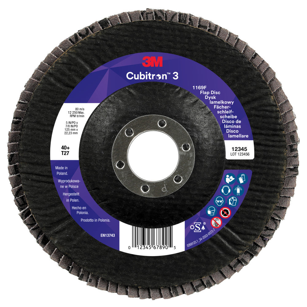 Disque à lamelles 3M Cubitron 3 1169F