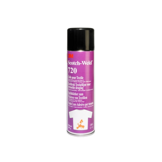 Colle aérosol textile 3M™ 720, Transparent, 500ml