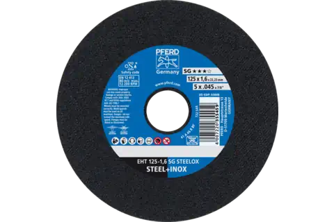 Disque à tronçonner PFERD EHT 125-1,6 SG STEELOX